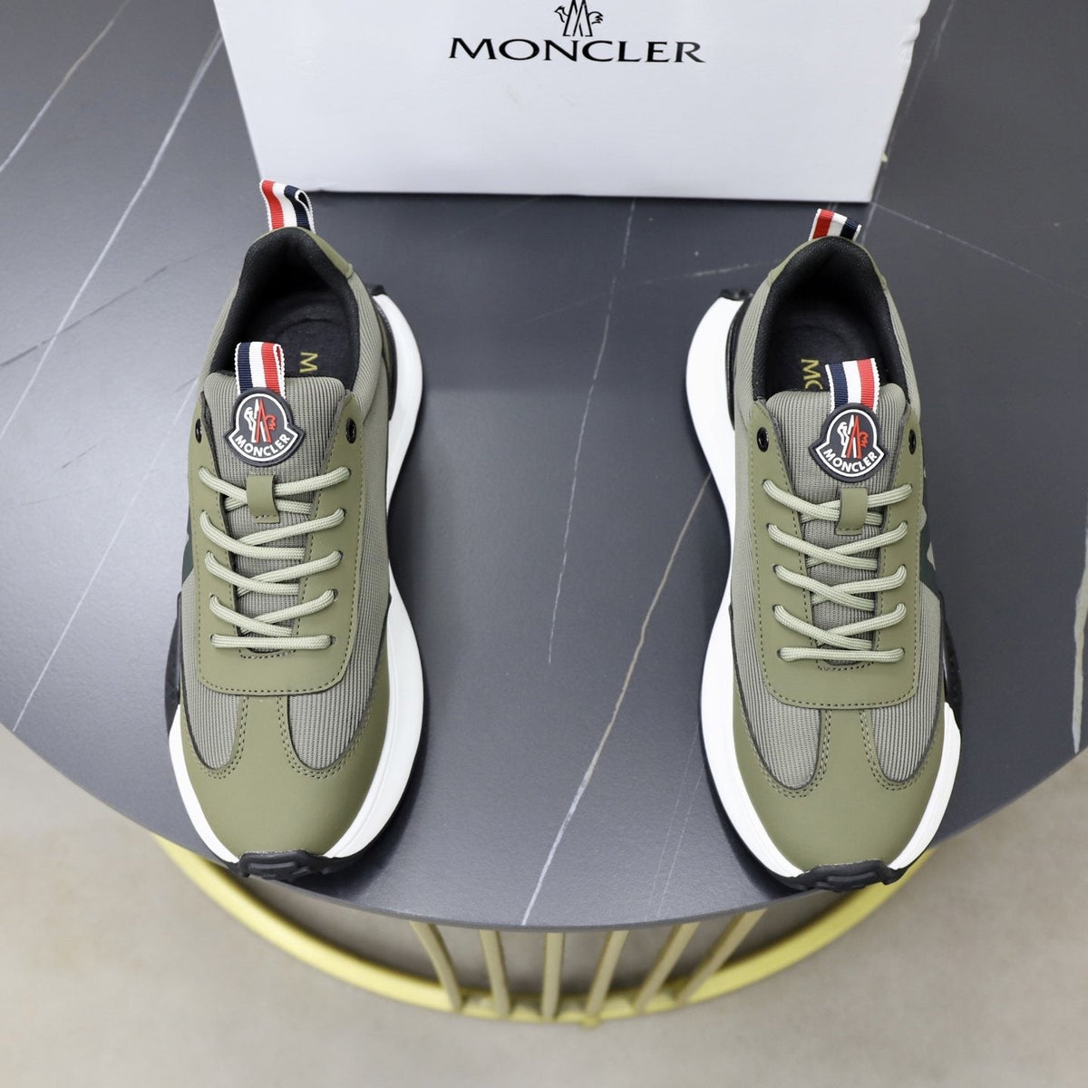Moncler Contrast Sole Low-Top Sneakers — front
