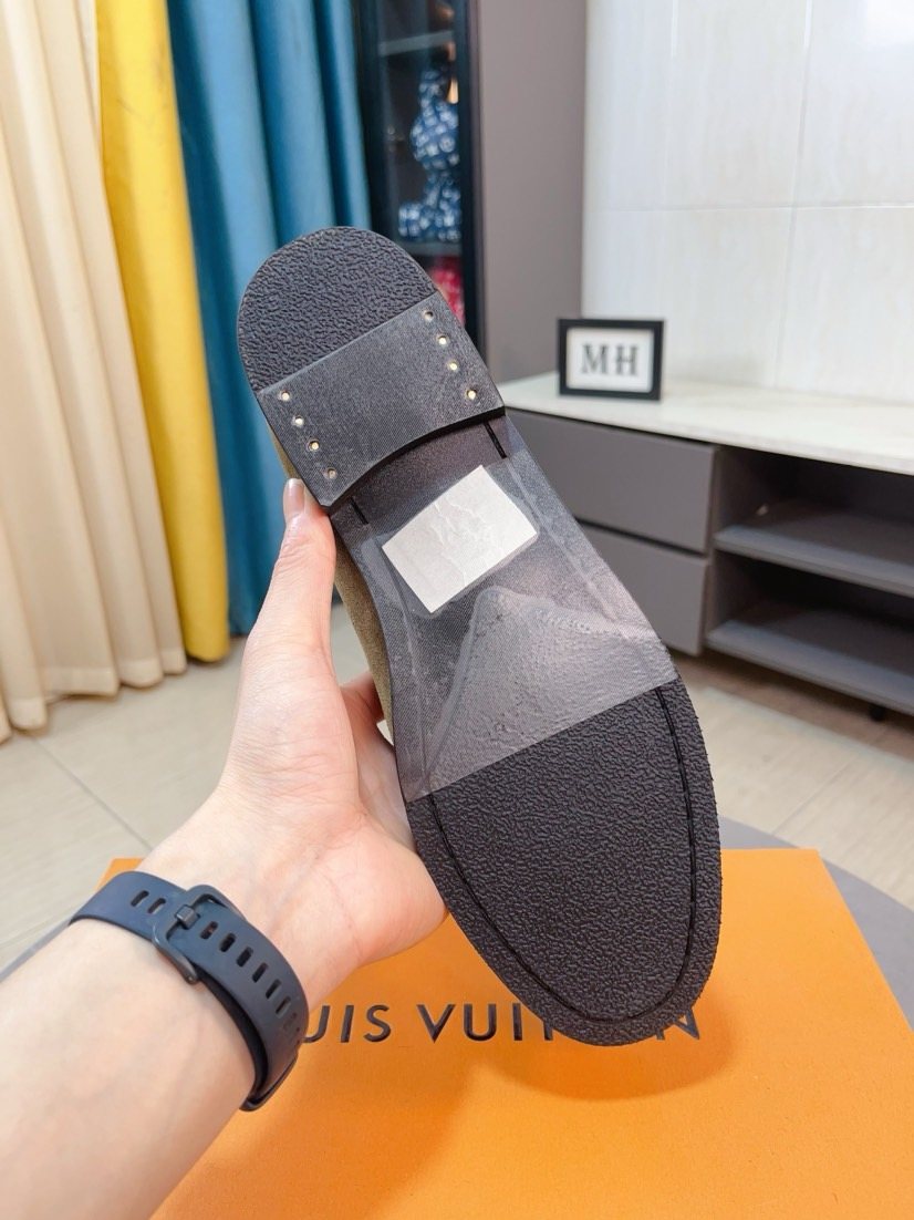 Louis Vuitton Moc-Toe Loafers — back