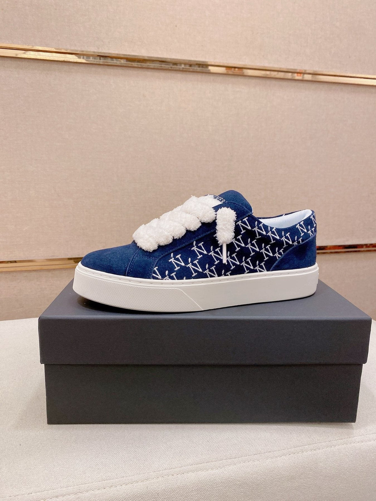 Numeris Suede Low-Top Sneakers — front