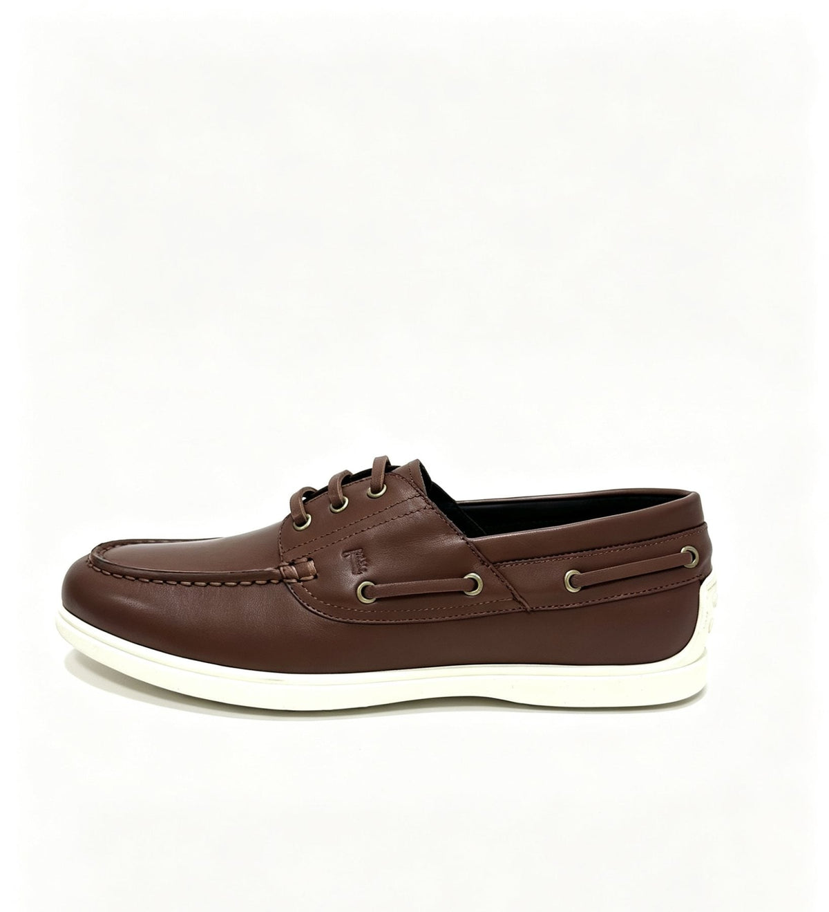 TOD'S Moc-Toe Boat Shoes — front