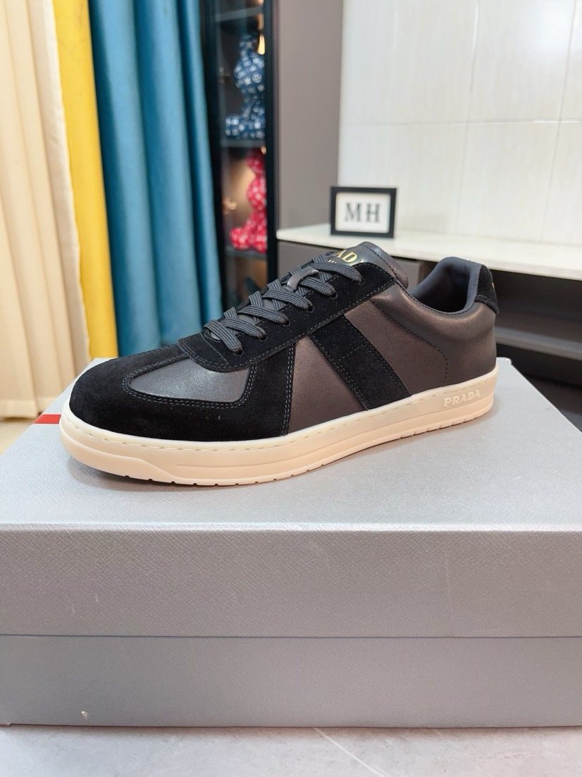 Prada Contrast Panel Sneakers — front