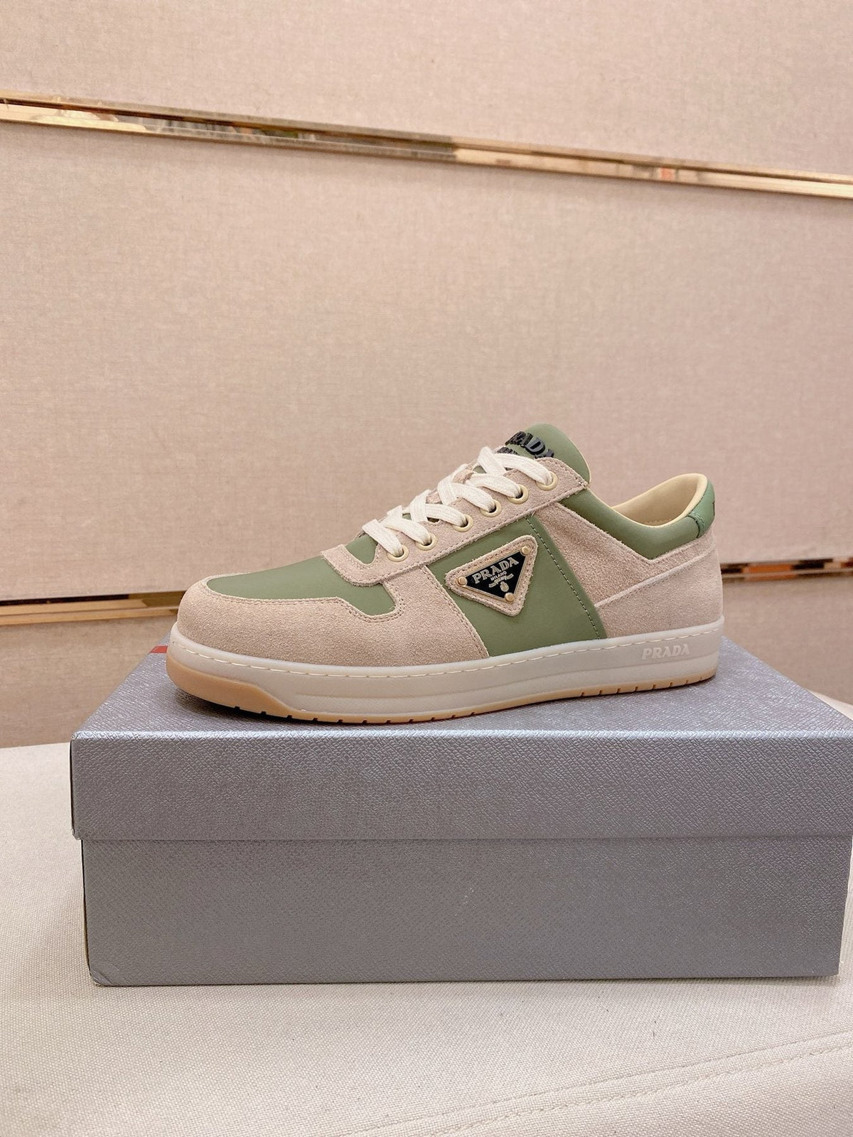Prada Panel Low-Top Sneakers — front