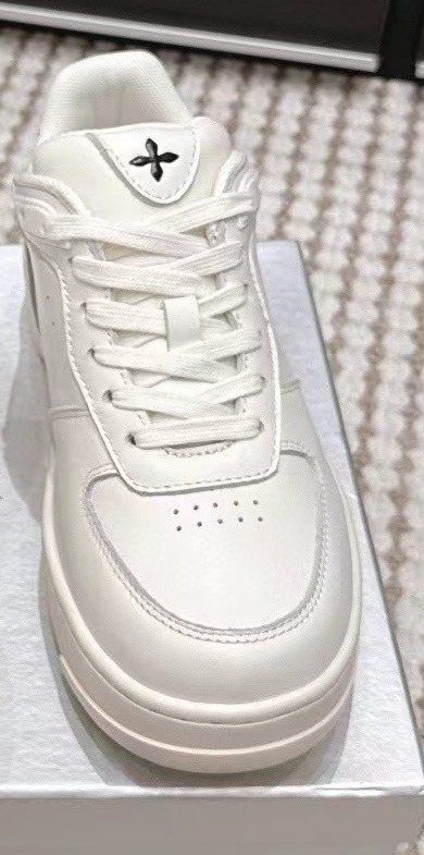 SMFK White Platform Sneakers — hero