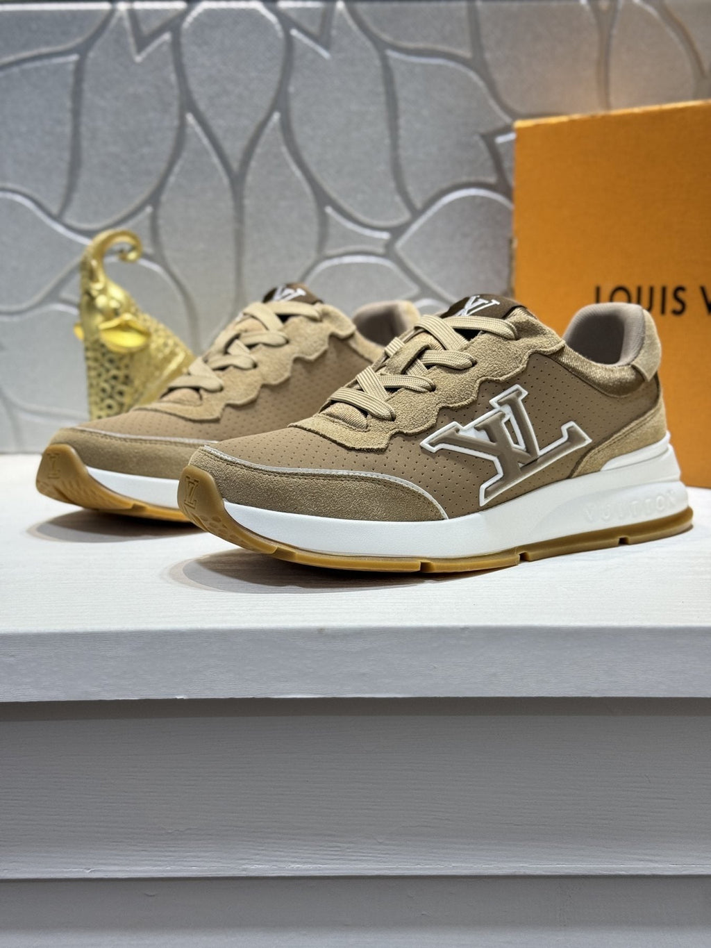 Louis Vuitton LV Panel Low-Top Sneakers — front