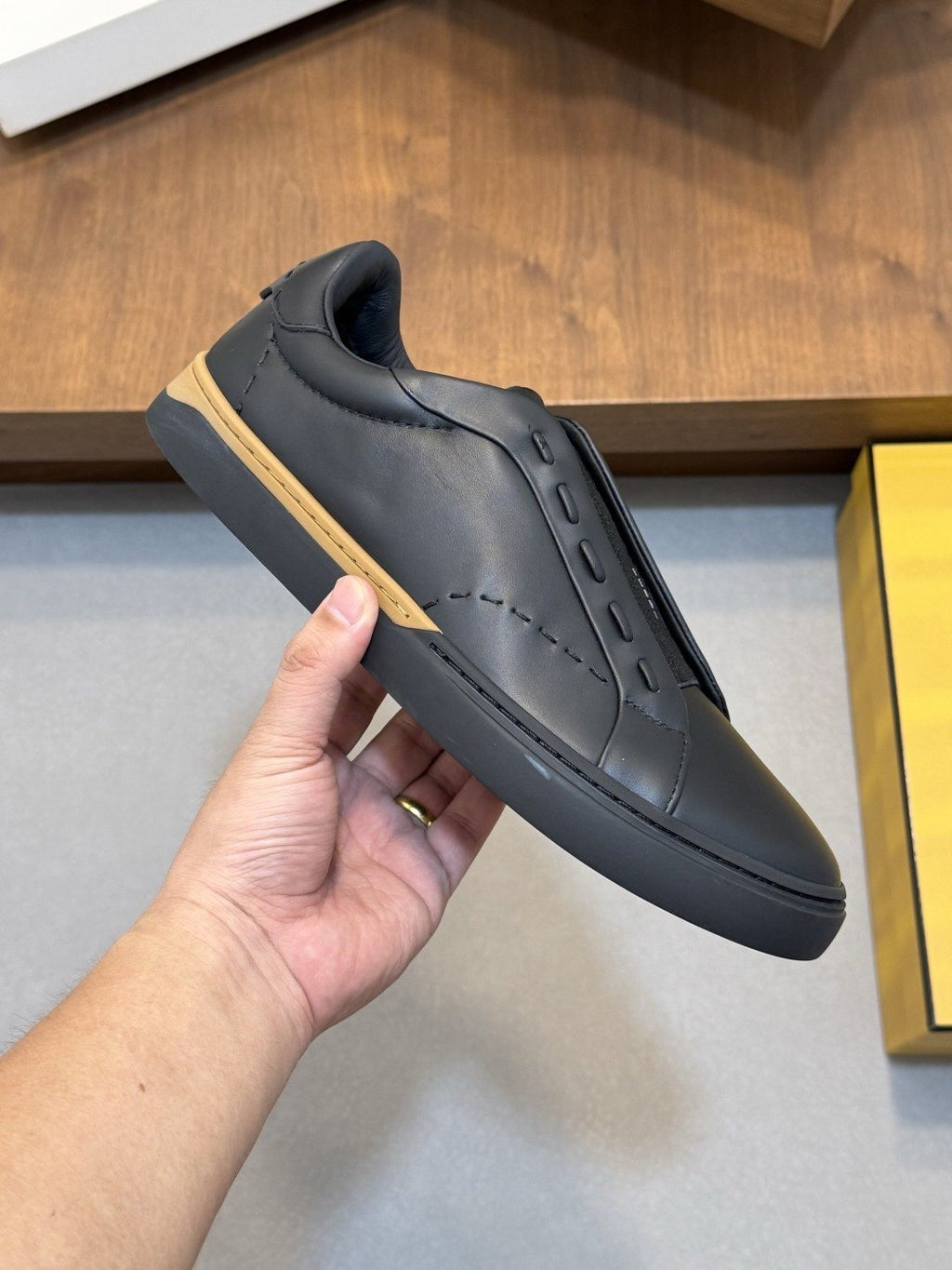 Fendi City Slip-On Sneakers — model