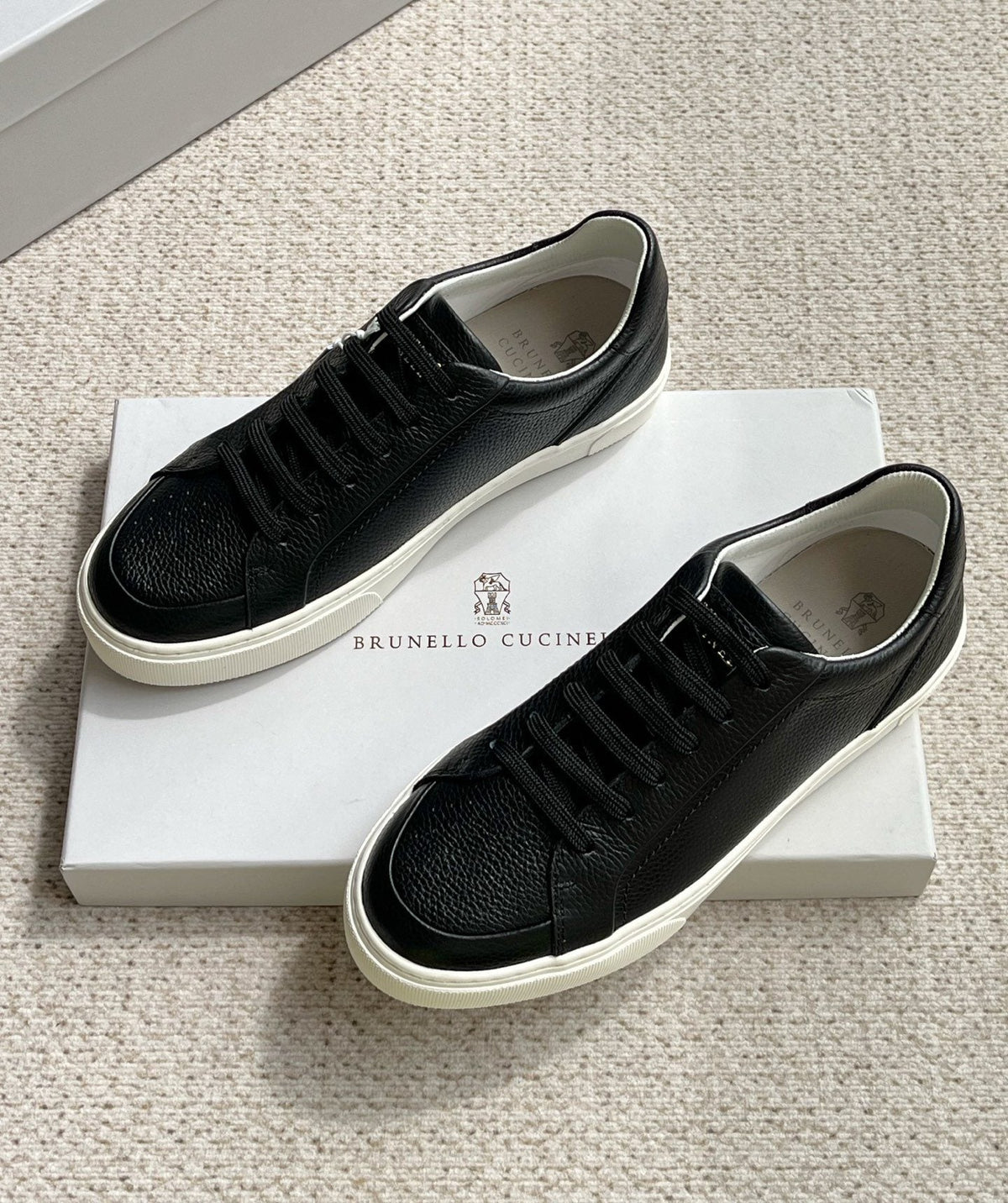 Brunello Cucinelli Textured Low-Top Sneakers — front